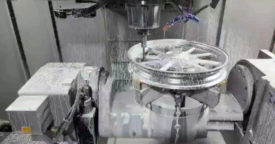 Wheel hub prototype machining